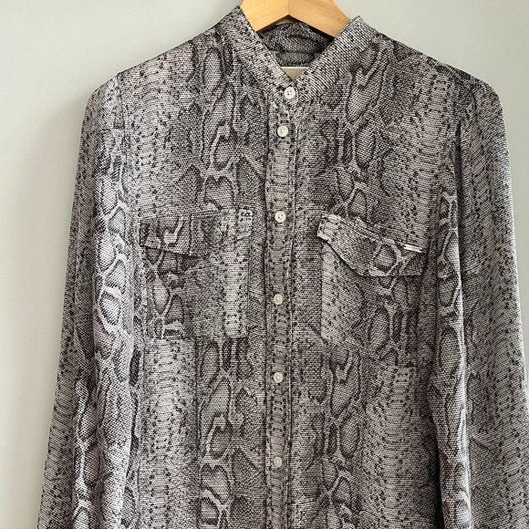 Michael Kors Snake Print Blouse - Picture 6 of 8